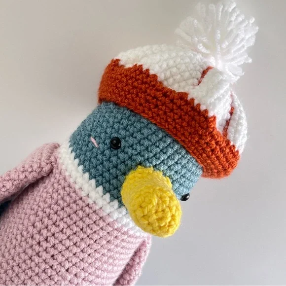 Stuart The Duck Crochet Bird Amigurumi - Picture 5 of 13